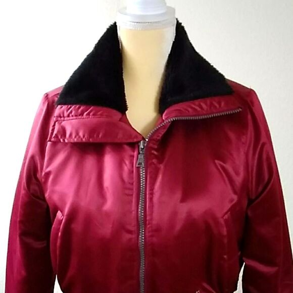 Star City Women Jacket Burgundy Size M - Picture 3 of 16